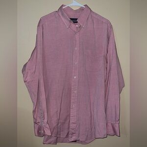 Club Room Men's Casual Pink Button-Down Shirt